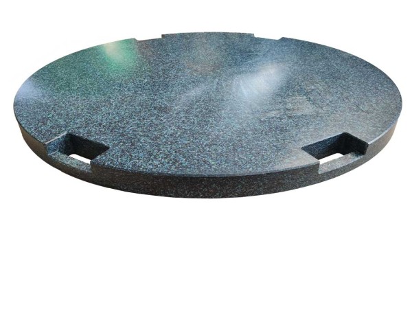 Stützplatte rund 1240 x 60 mm mit 4 Griffen